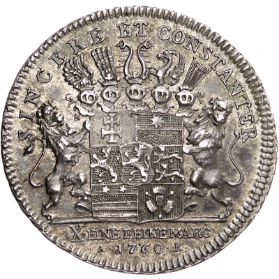 1 Thaler - Louis VIII back