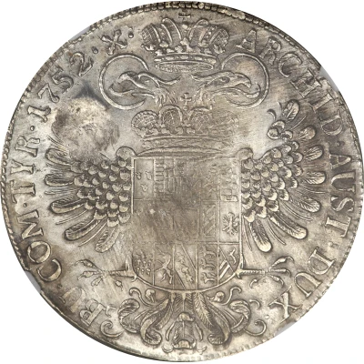 1 Thaler - Maria Theresia Madura star countermark ND back