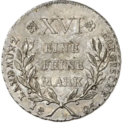 1 Thaler - Maximilian IV Joseph back