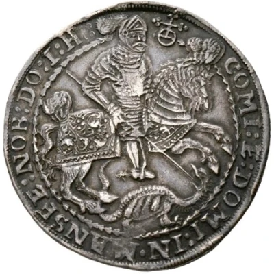 1 Thaler - Peter Ernest I, Bruno II, William I and John George IV back