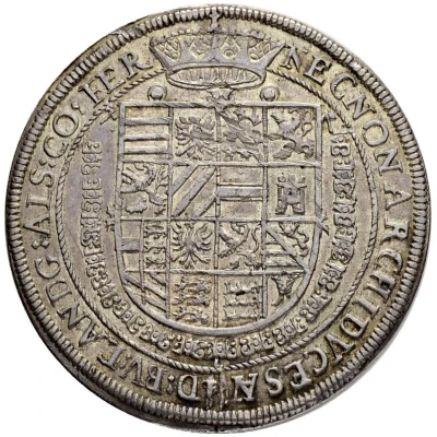 1 Thaler - Rudolf II back