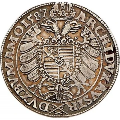 1 Thaler - Rudolf II back