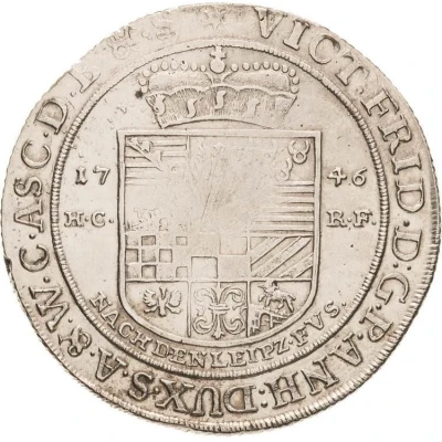 1 Thaler - Victor II Frederick back