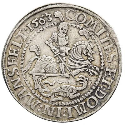 1 Thaler - Volrat V, John I and Charles I back