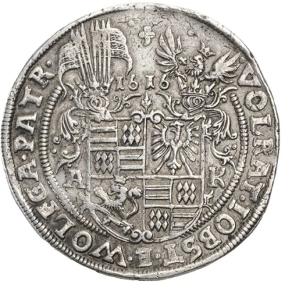 1 Thaler - Volrat VI, Jobst II and Wolfgang III front