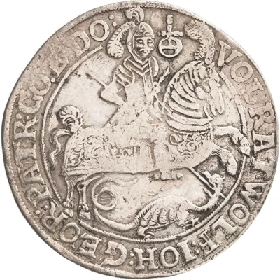 1 Thaler - Volrat VI, Wolfgang III and John George front