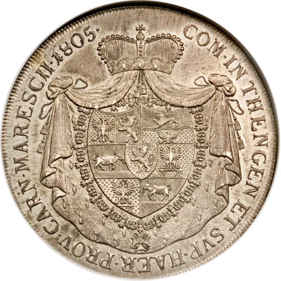 1 Thaler - Wilhelm back