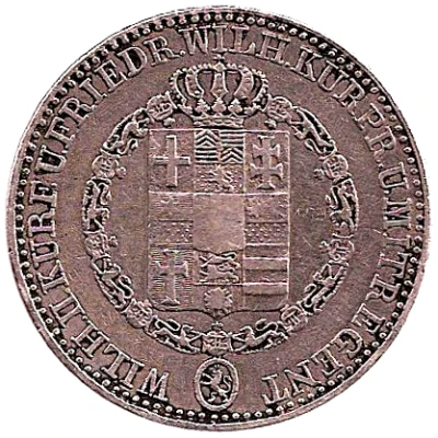 1 Thaler - William II and Frederick William front