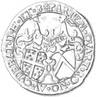 1 Thaler - William II of Bongard of Bergerhausen ND back