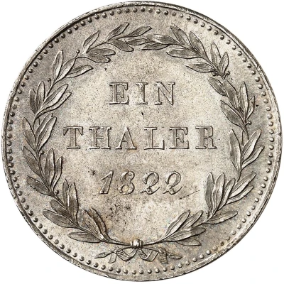 1 Thaler - William II back