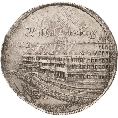 1 Thaler - William IV Williamsburg Castle back