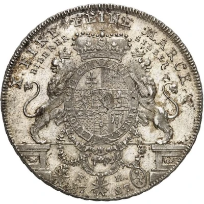 1 Thaler - William IX Bieberer Ausbeute back