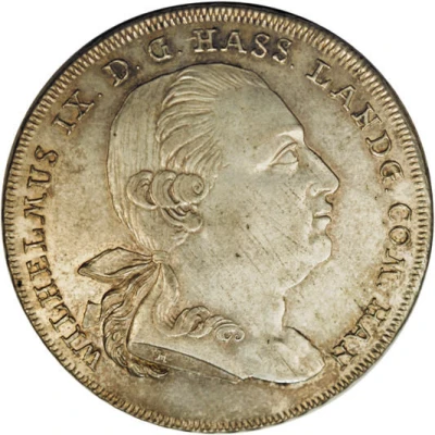 1 Thaler - William IX Bieberer Ausbeute front