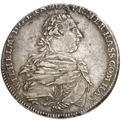 1 Thaler - William IX Konventionstaler front