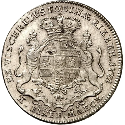 1 Thaler - William IX Konventionstaler back