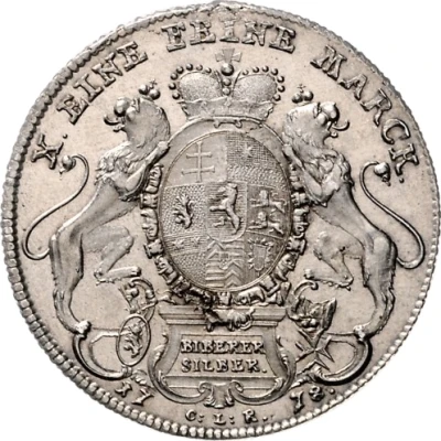 1 Thaler - William IX Konventionstaler back