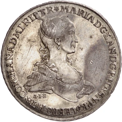 1 Thaler - William IX, Regency under Maria of England front