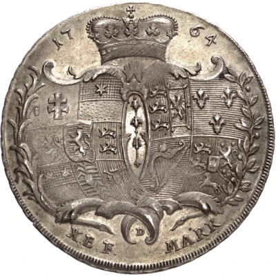 1 Thaler - William IX, Regency under Maria of England back