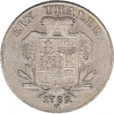 1 Thaler - William IX back