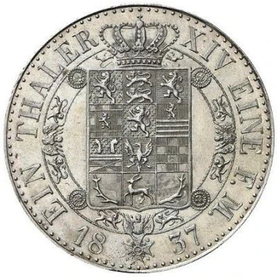 1 Thaler - William Pattern back