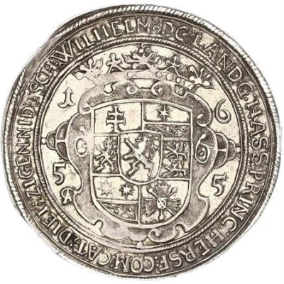 1 Thaler - William VI Schiffstaler back