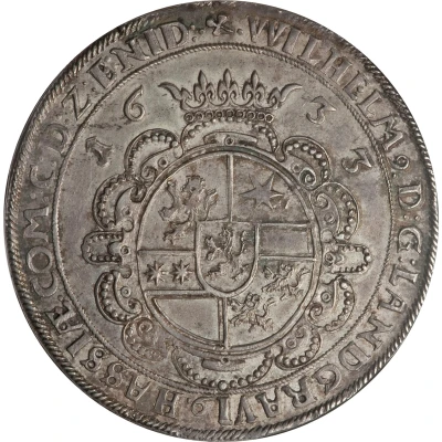 1 Thaler - William V front