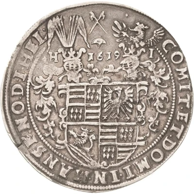 1 Thaler - Wolfgang III, Bruno III, Joachim Frederick and Philip V back