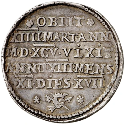 1 Thaler - Wolfgang and Philip II Death of Wolfgang back