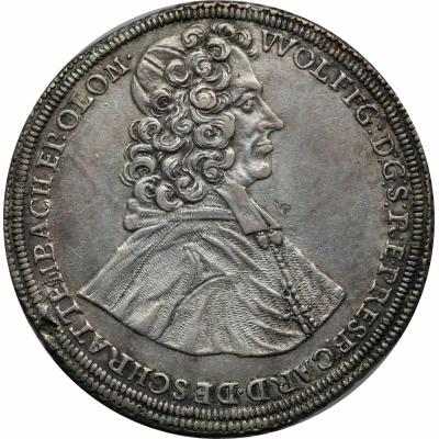 1 Thaler - Wolfgang von Schrattenbach front