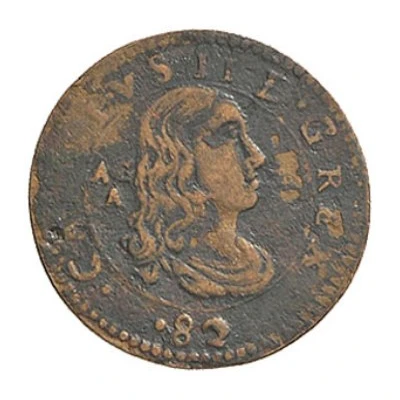 1 Tornese - Charles II front