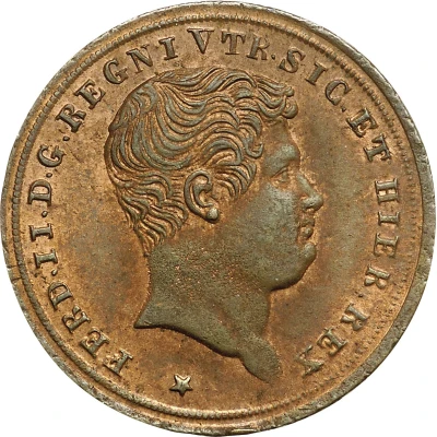 1 Tornese - Ferdinando II front