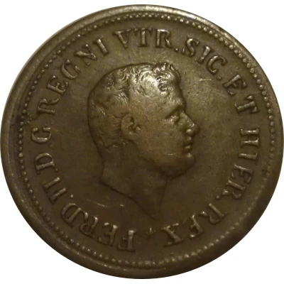 1½ Tornese - Ferdinando II front