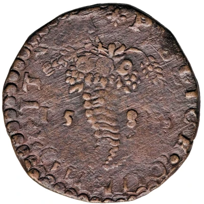 1 Tornese - Philip II back