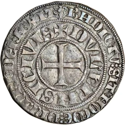 1 Turnose "Groschen Tournois" - William II ND front