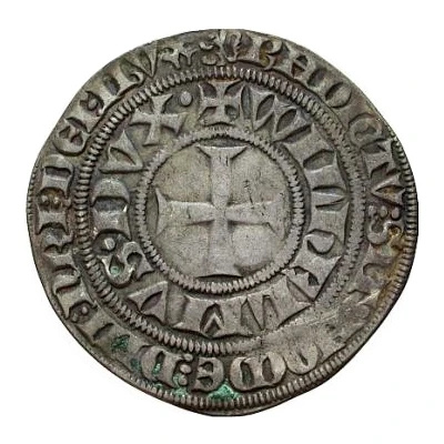 1 Turnose "Groschen Tournois" - William II ND front