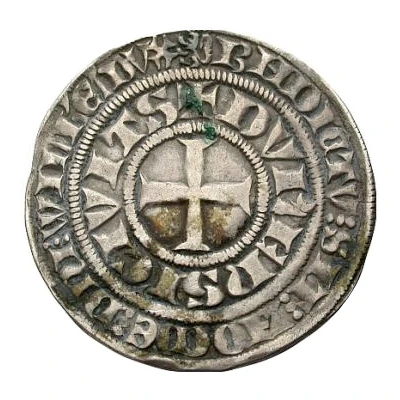 1 Turnose "Groschen Tournois" - William II ND front