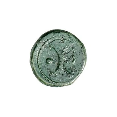 1 Uncia Wheel / Axe; struck 225 BC - 211 BC back