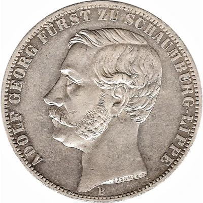 1 Vereinsthaler - Adolphus George front