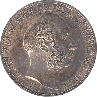 1 Vereinsthaler - Frederick Francis II Reign front