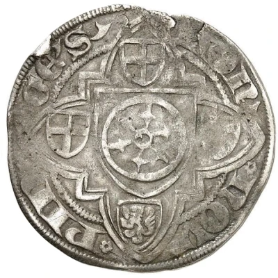 1 Weißpfennig - Conrad III of Dhaun ND back