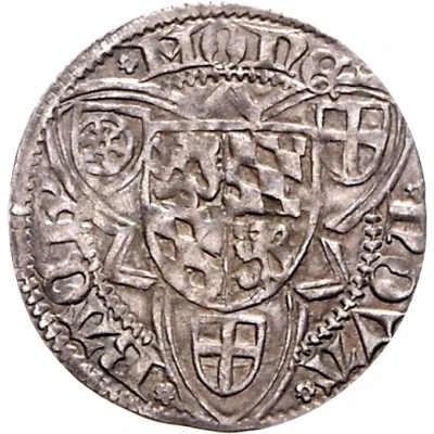 1 Weißpfennig - Frederick I ND back