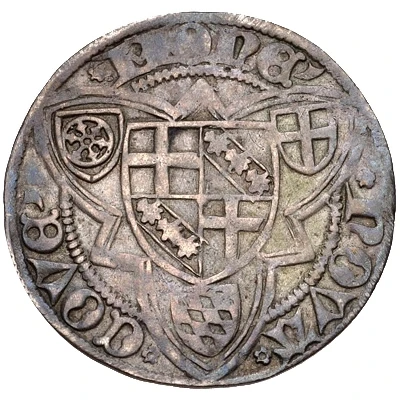 1 Weißpfennig - Jakob I of Sierck back