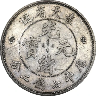 1 Yuan - Guangxu Pattern; aluminium ND front