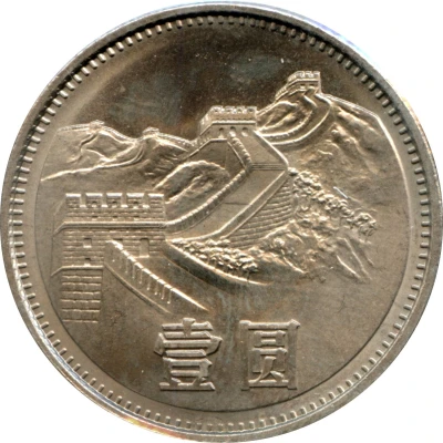 1 Yuan back