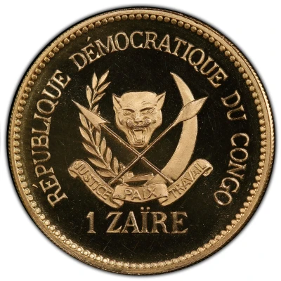 1 Zaïre J. D. Mobutu; Gold front