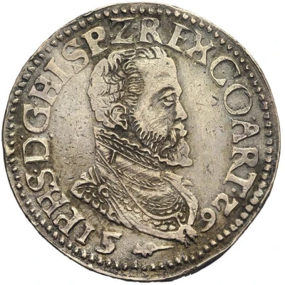 1 Écu "Philipsdaalder" - Philip II front