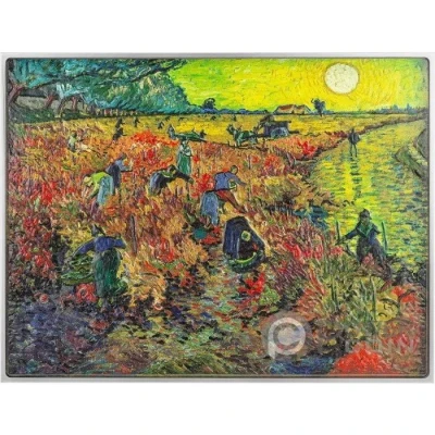 10 000 Francs CFA Van Gogh; The Red Vineyard back