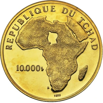 10 000 Francs Independence front