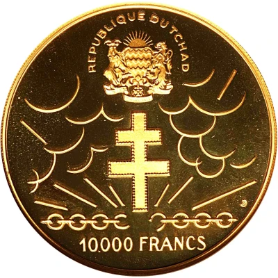 10 000 Francs Independence ND front