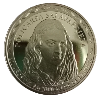 10 000 Pesos Policarpa Salavarrieta back